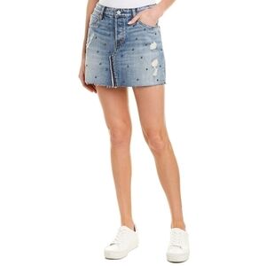 Rails Wynonna Studded Denim Cut Off Mini Skirt